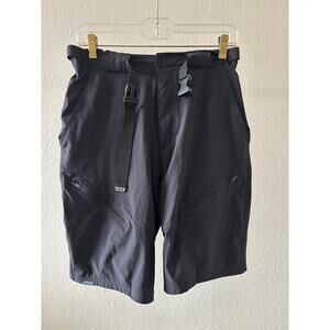 Zoic Cycling Shorts Mens Size Medium Black Nylon Lined